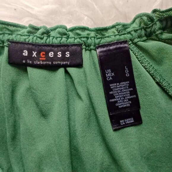 Axcess by Liz Claiborne 3/4 sleeve blouse Size L - Picture 4 of 7